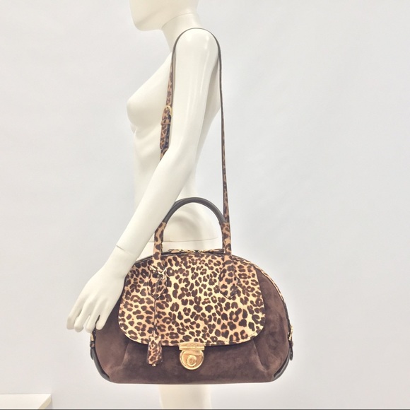 Salvatore Ferragamo Fiamma Leopard Handbag - Picture 4 of 12